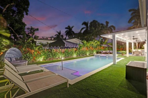7 BR Villa Heated Pool Gameroom & Basketball